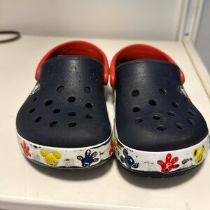 Little Kids Mickey crocs. Size 11